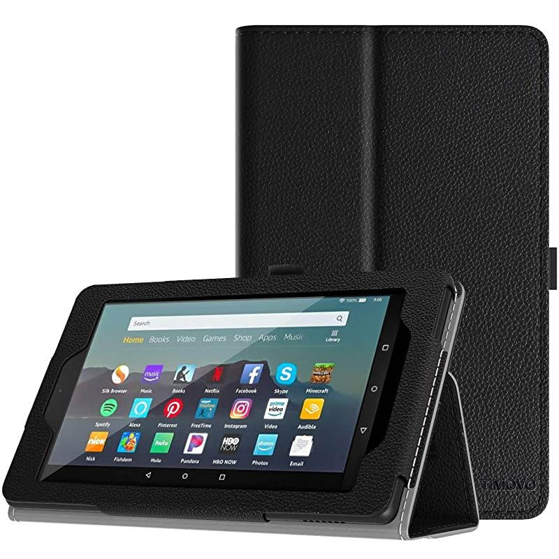 Case Fits AllNew Fire 7 Tablet 9th Generation 2019 Release Lightweight Smart Shell Slim Folding Cover Case with Auto WakeSleep Fit  Fire 7 Tablet Black