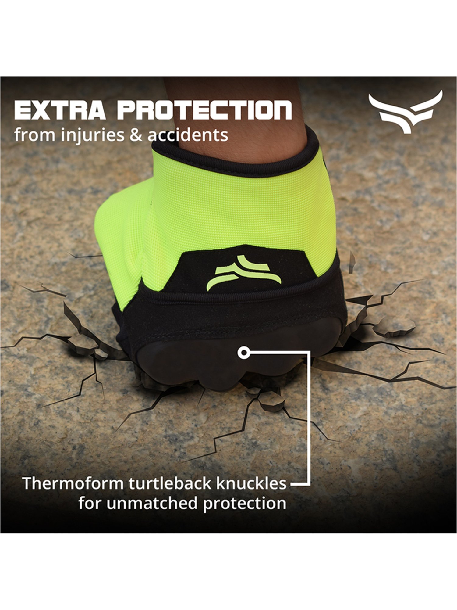 Xtrim Universal Bike Riding Gloves (Neon Green) Size - Medium