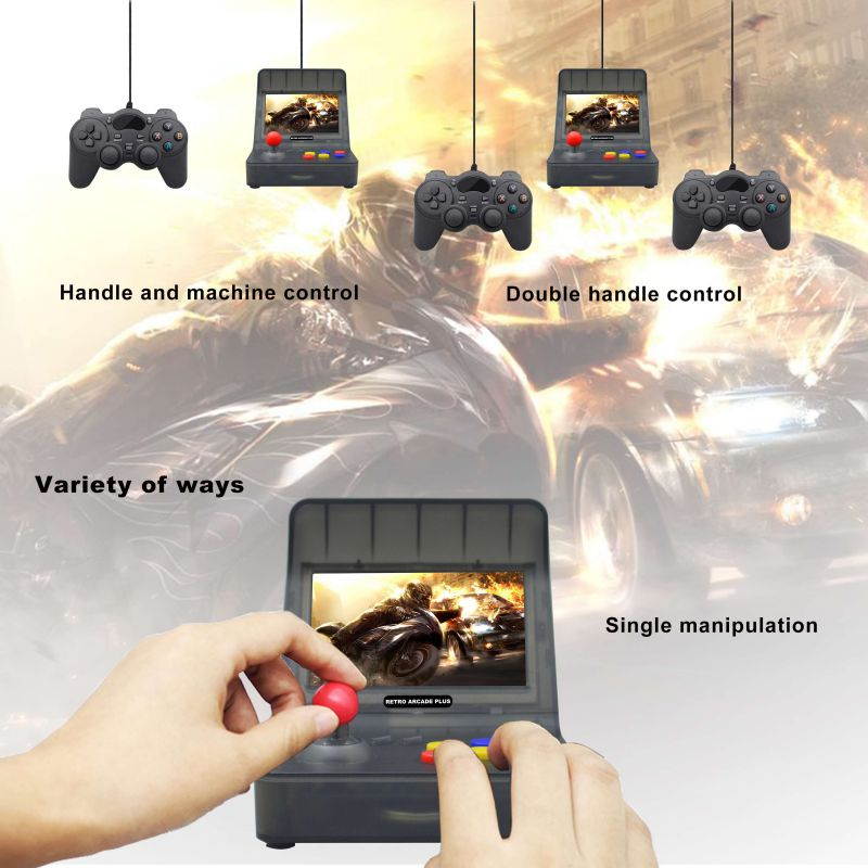 Handheld Mini arcade arcade plus retro nostalgic two player game handheld HD rocker