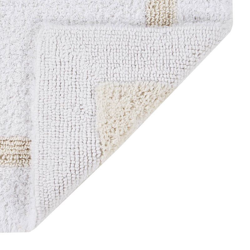 2pc Hotel Collection Bath Rug Set White/Ivory - Better Trends