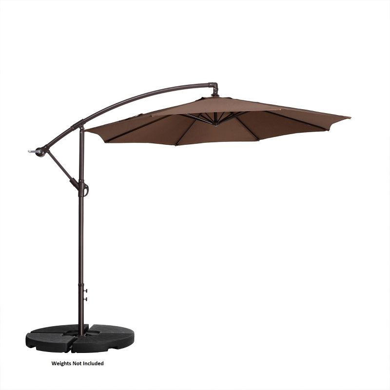 9' x 5' Rectangular Double Top Patio Outdoor Market Umbrella Emerald Green - Crestlive Products