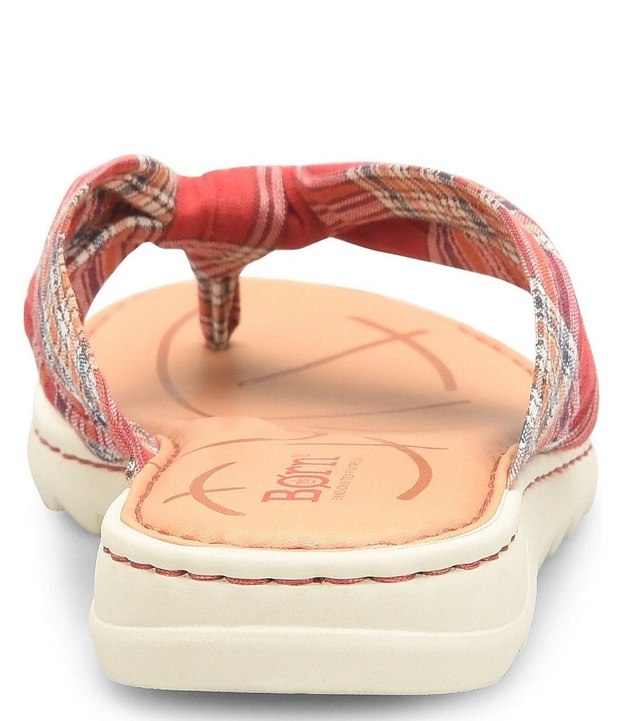 Born Tide Plaid Knot Sandals