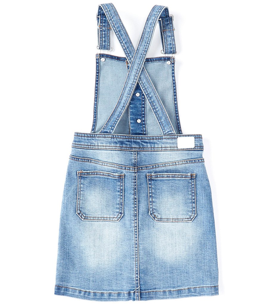 Celebrity Pink Big Girls 7-16 Button-Front Denim Skirtall