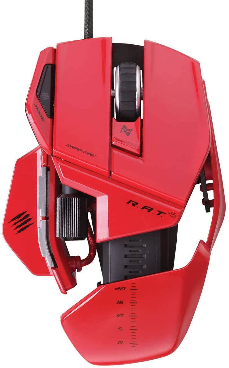 Mad Catz R.A.T.5 Gaming Mouse for PC and Mac - Matte Black