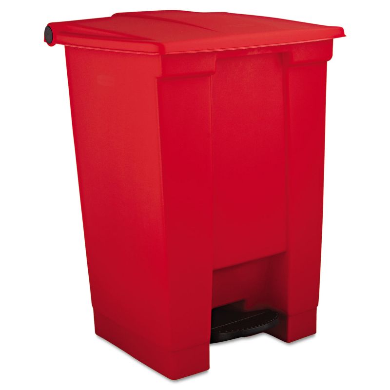 Safco At-Your-Disposal Recycling Center Polyethylene Three 28gal Bins Black 9798BL