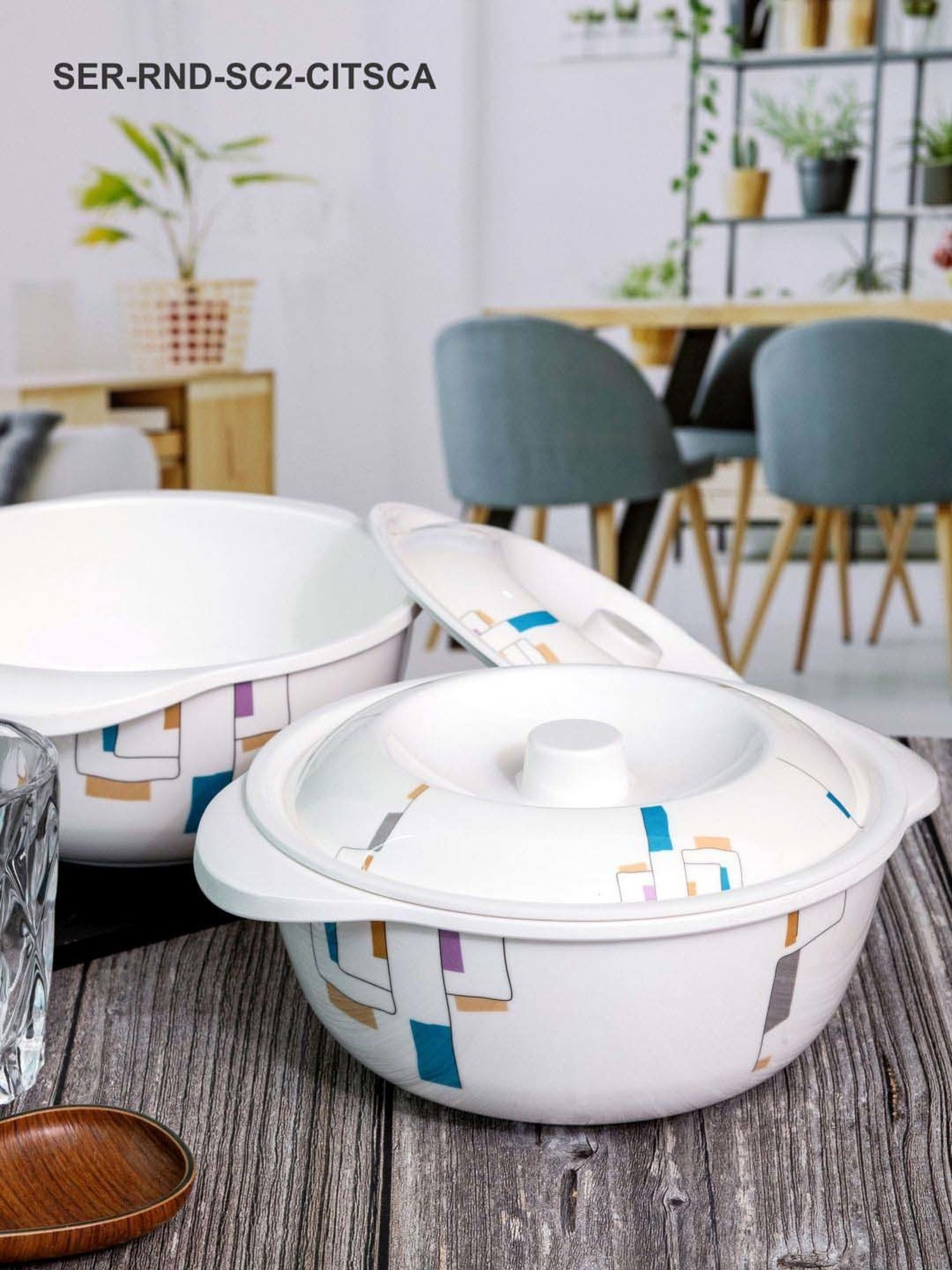 Nirlon Gas Compatible Aluminium Casserole with Bakelite Handle - 2.6 L