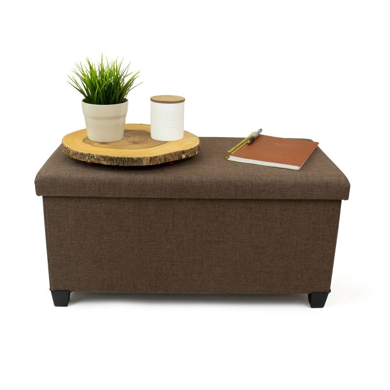Sedona Storage Ottoman Taupe - Humble Crew
