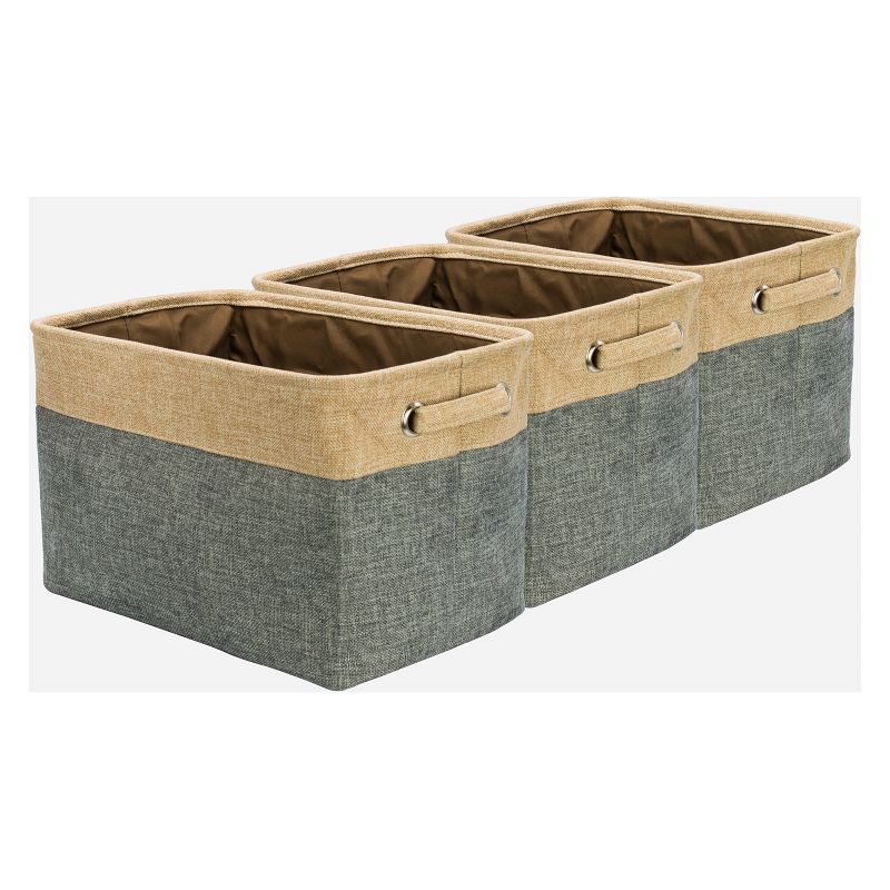 3pk Sorbus Twill Storage Basket