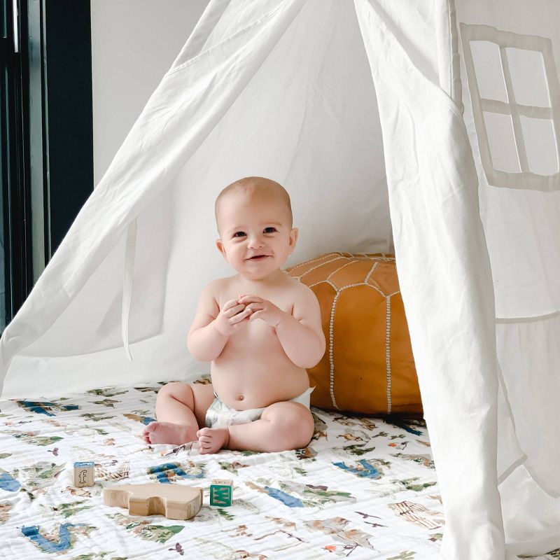 Bebe au Lait Muslin Crib Sheet Wyoming