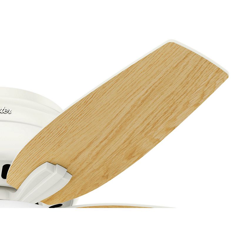 42" Newsome Low Profile Ceiling Fan White (Includes Energy Efficient Light) - Hunter