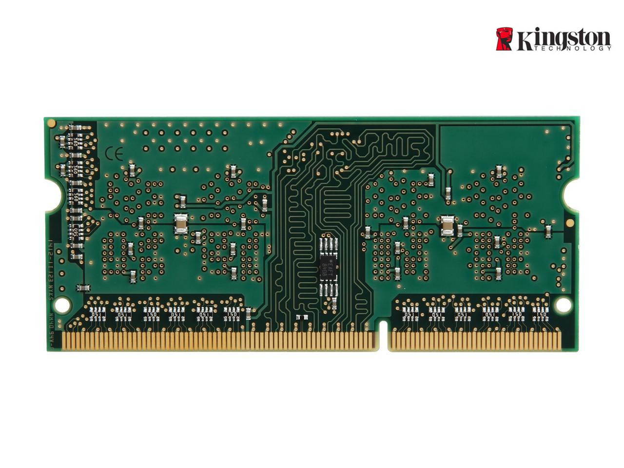 Kingston 4GB (2* 2GB) 204-Pin DDR3 SO-DIMM DDR3 1333 (PC3 10600) Laptop Memory Model KVR13S9S6/2