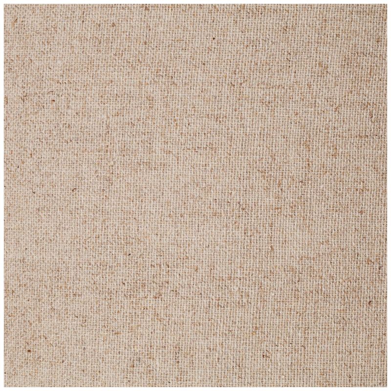 Springcrest Natural Linen Medium Drum Lamp Shade 13" Top x 14" Bottom x 10" High (Spider) Replacement with Harp and Finial