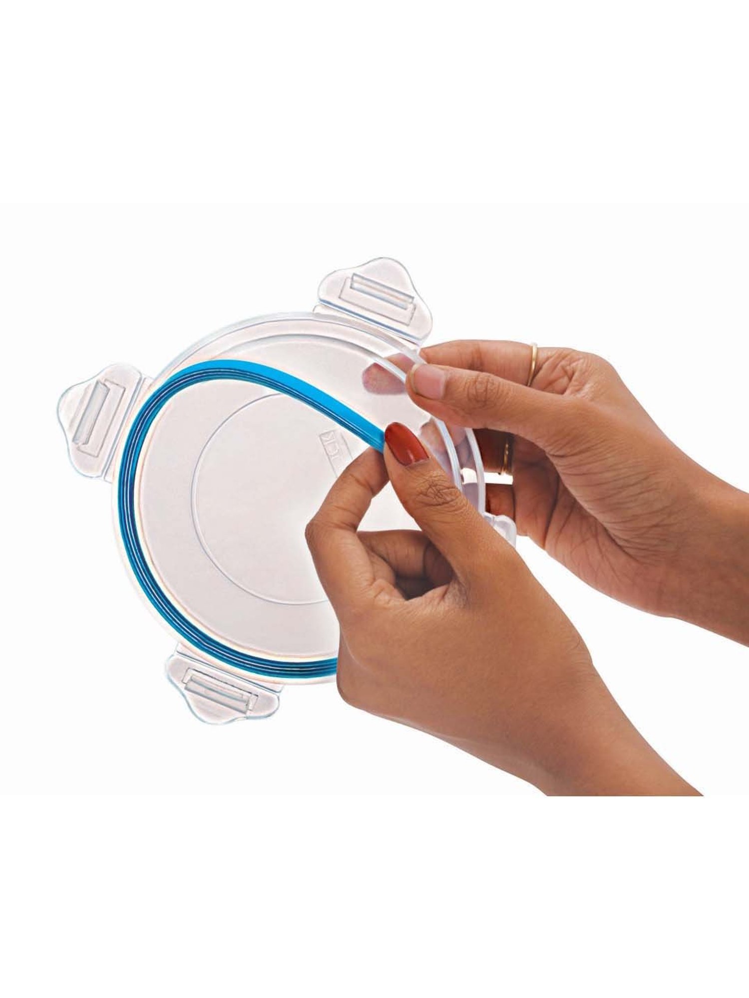 Steel Lock Yellow & Silver Stainless Steel Storage Containers (1700 ml) - Set of 6