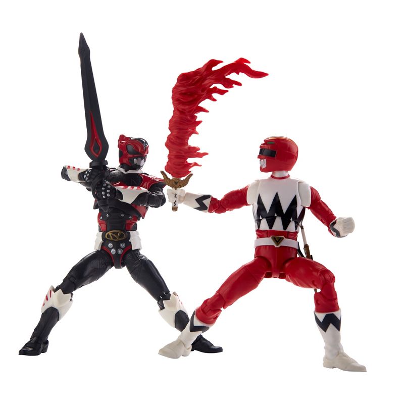 Power Rangers Lightning Collection In Space Psycho Red Ranger and Lost Galaxy Red Ranger Collectible Action Figures