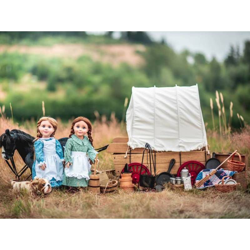 The Queen's Treasures Little House on the Prairie 18" Doll Accessory Camp Cooking Set