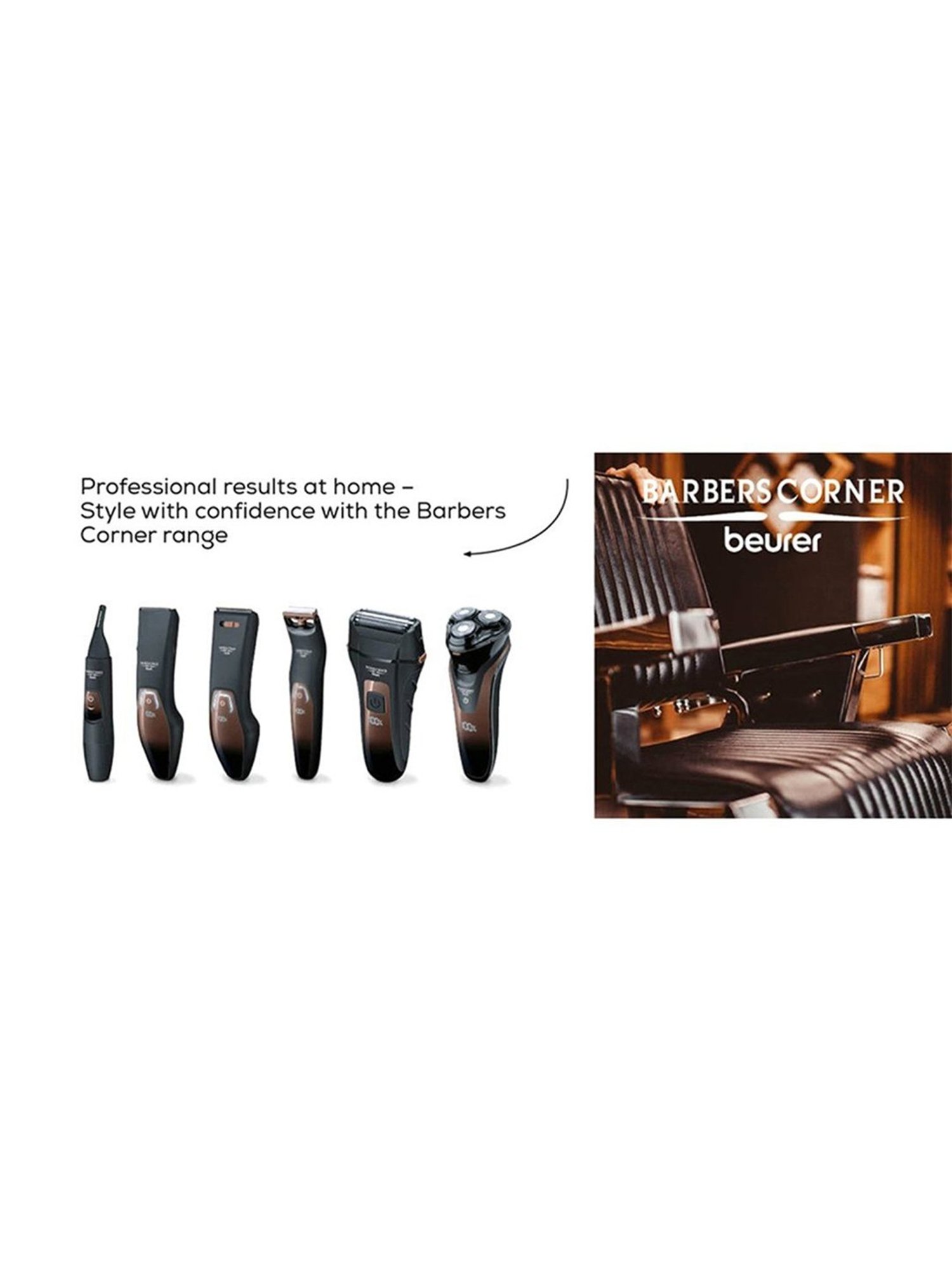 Beurer HR 2000 Precision Trimmer for Men (Black)