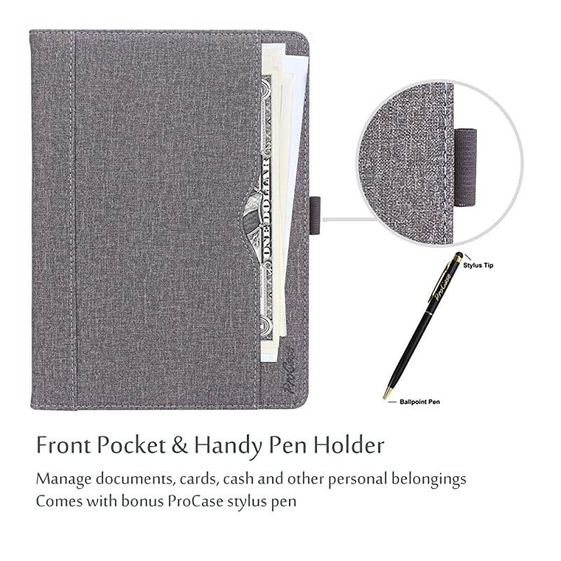 Lenovo Tab P10 M10 M10 HD 101 Case Leather Protective Stand Folio Case Cover for Lenovo Tab P10 TBX705F TBX705L M10 HD TBX505F TBX505L M10 TBX605F TBX605L 101 Tablet Grey