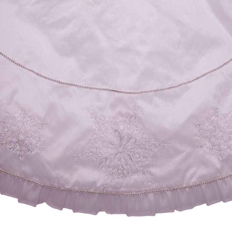 Saro Lifestyle Galvanized Christmas Tree Ring With Gold Rim