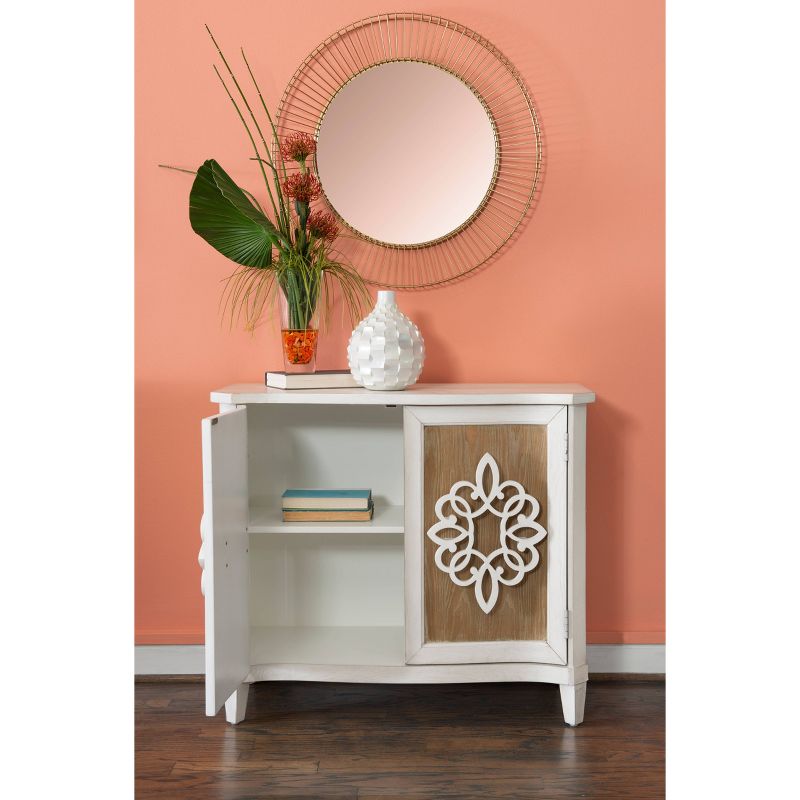 Kellum Console White - Powell Company