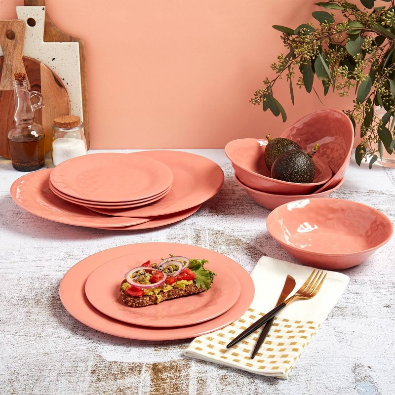 12pc Melamine Popsicle Dinnerware Set - Tabletops Gallery
