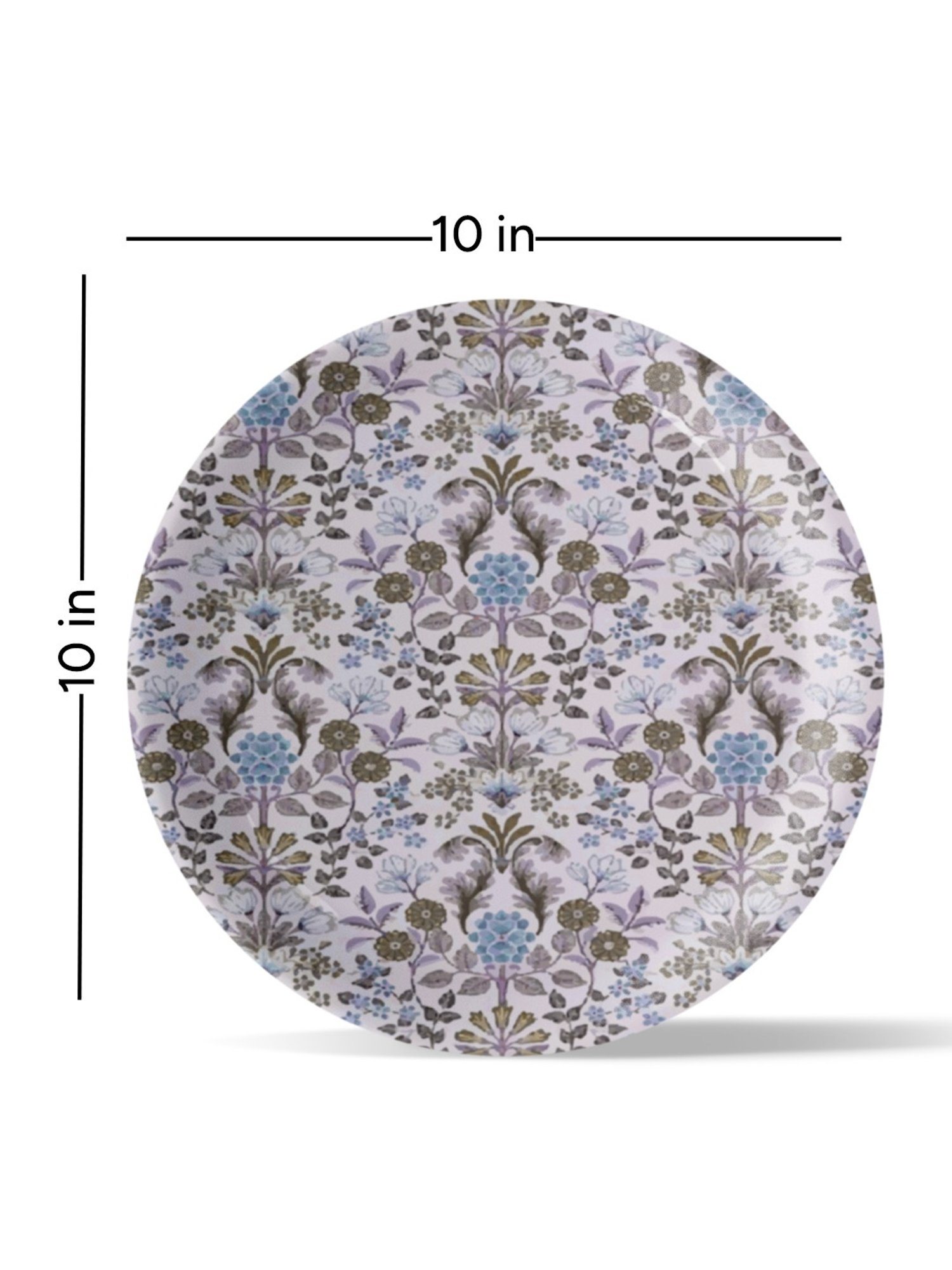Nestroots Ethnic Designer Multicolor Porcelain Wall Plate