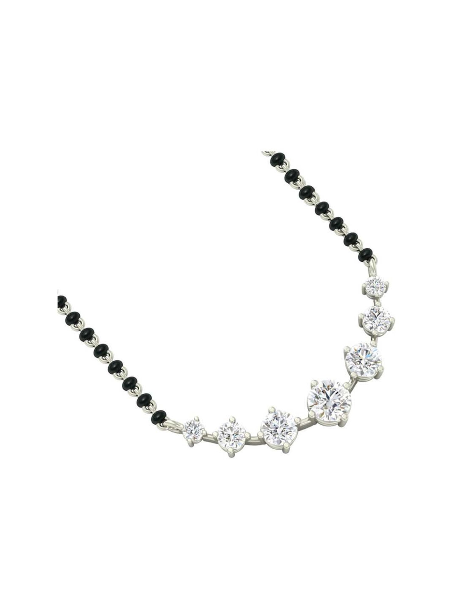Clara 92.5 Sterling Silver Mangalsutra