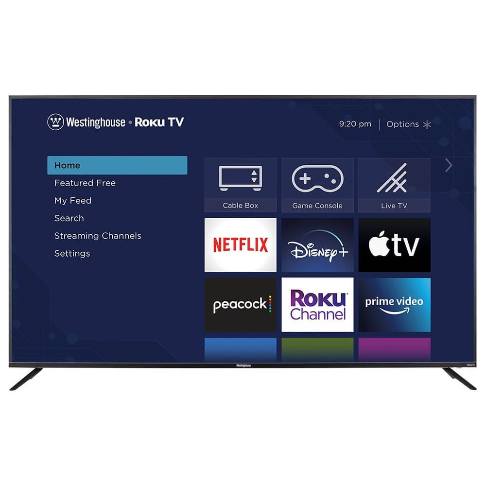 Westinghouse WR75UX4200 75 inch UX Series 4K Ultra HD Smart Roku TV with HDR 10
