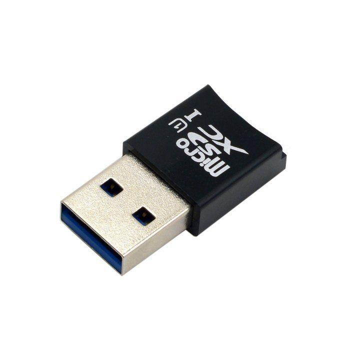 Mini Size USB3.0 to Micro SD SDXC TF Card Reader with Micro USB 5pin OTG Adapter