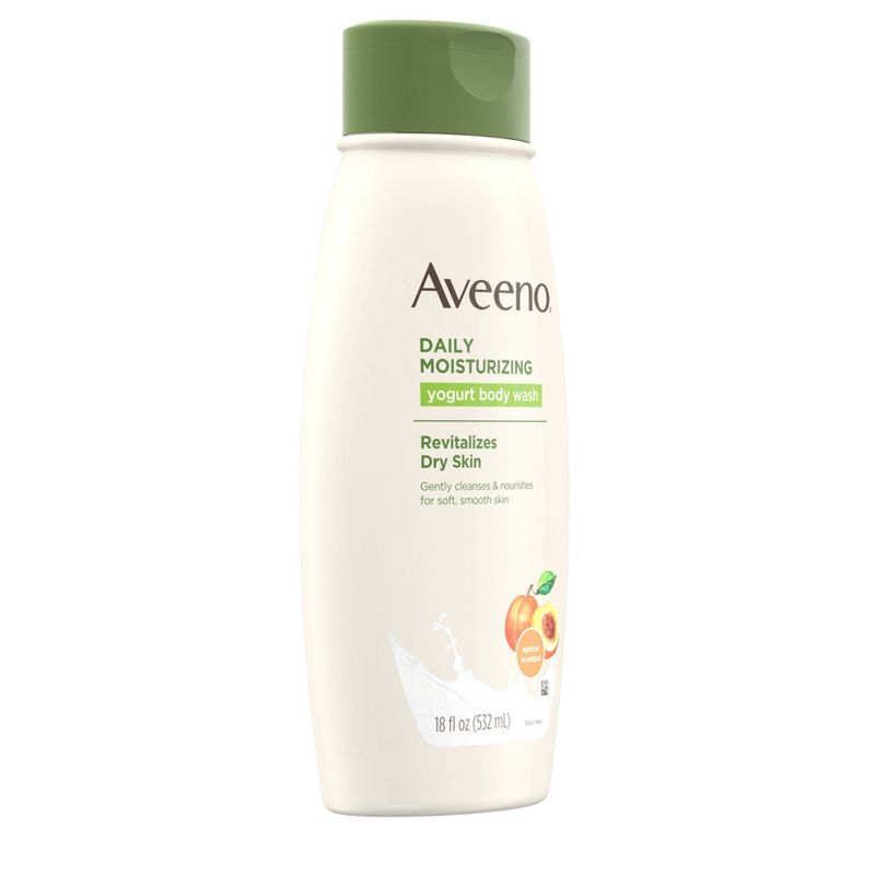 Aveeno Daily Moisturizing Yogurt Body Wash with Apricot- 18 fl oz