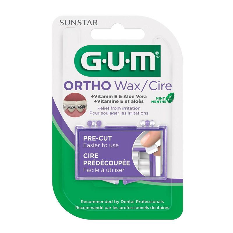 GUM Orthodontic Wax Mint - 35ct