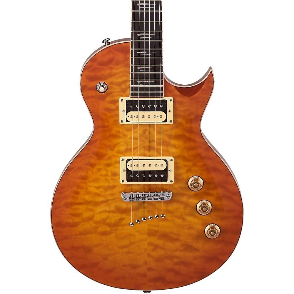 Mitchell MS400 Modern Single-Cutaway Electric Guitar Honey Burst