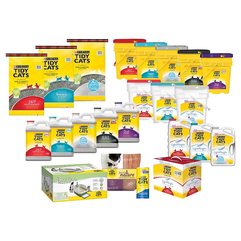 Purina Tidy Cats Pure Nature Cedar/Pine/Corn Multiple Cats Clumping Natural Cat Litter - 12lbs