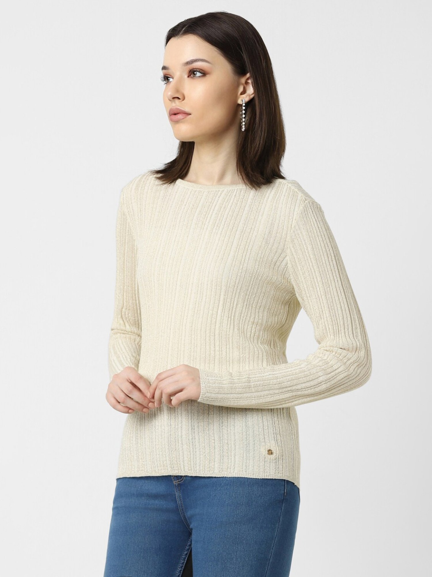 Van Heusen Beige Striped Top