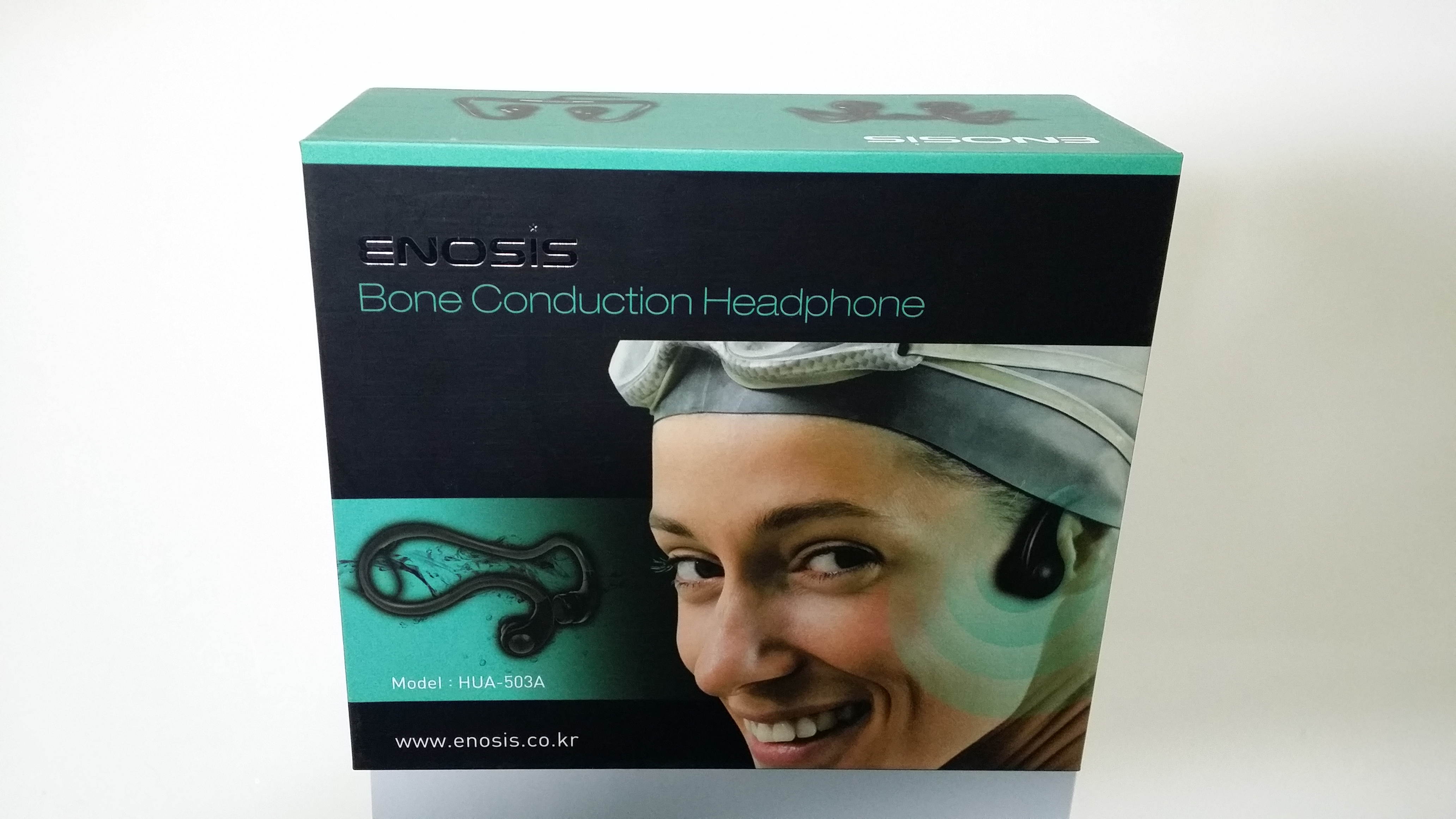 Hitrons Solutions ENO-BBLK Open Ear Bone Conduction Headphone with Amplifier, Microphone & Sports - Black