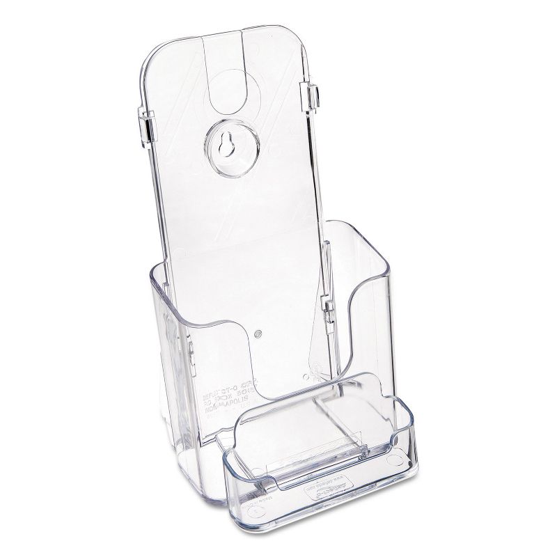 Deflecto DocuHolder for Countertop or Wall Mount Use 4-3/8w x 4-1/8d x 7-3/4h Clear 78601