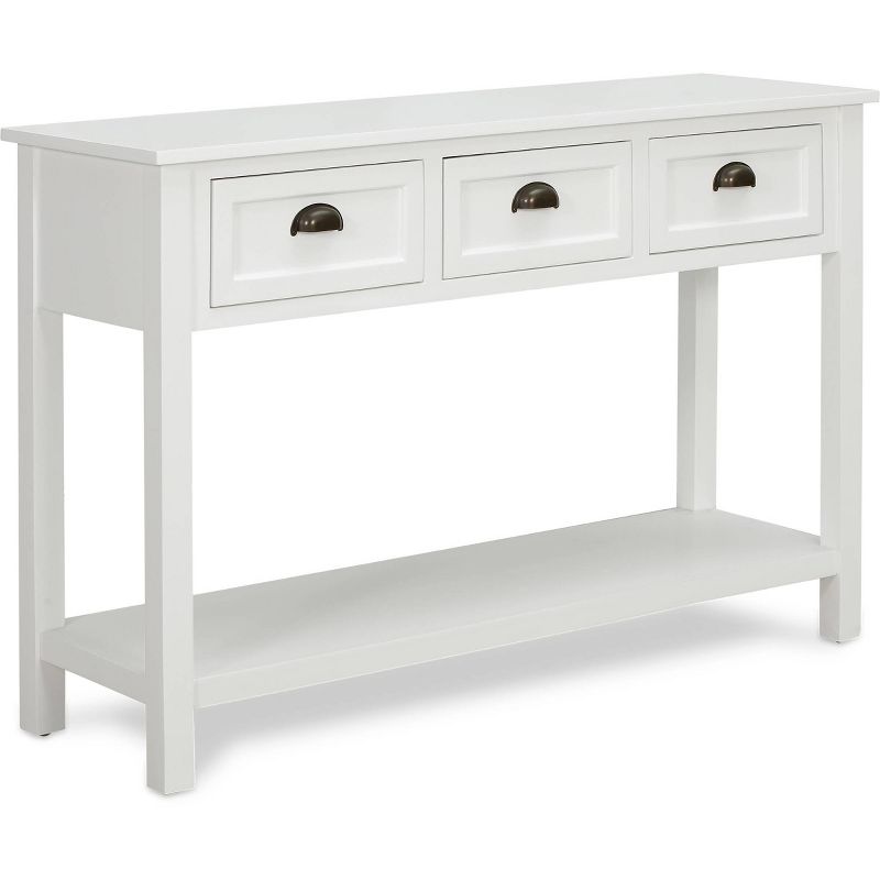 Lockwood Console Table White - Finch