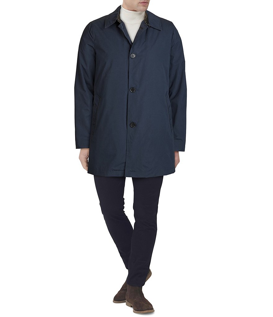 Cole Haan Hooded Down Zip Front Puffer Jacket