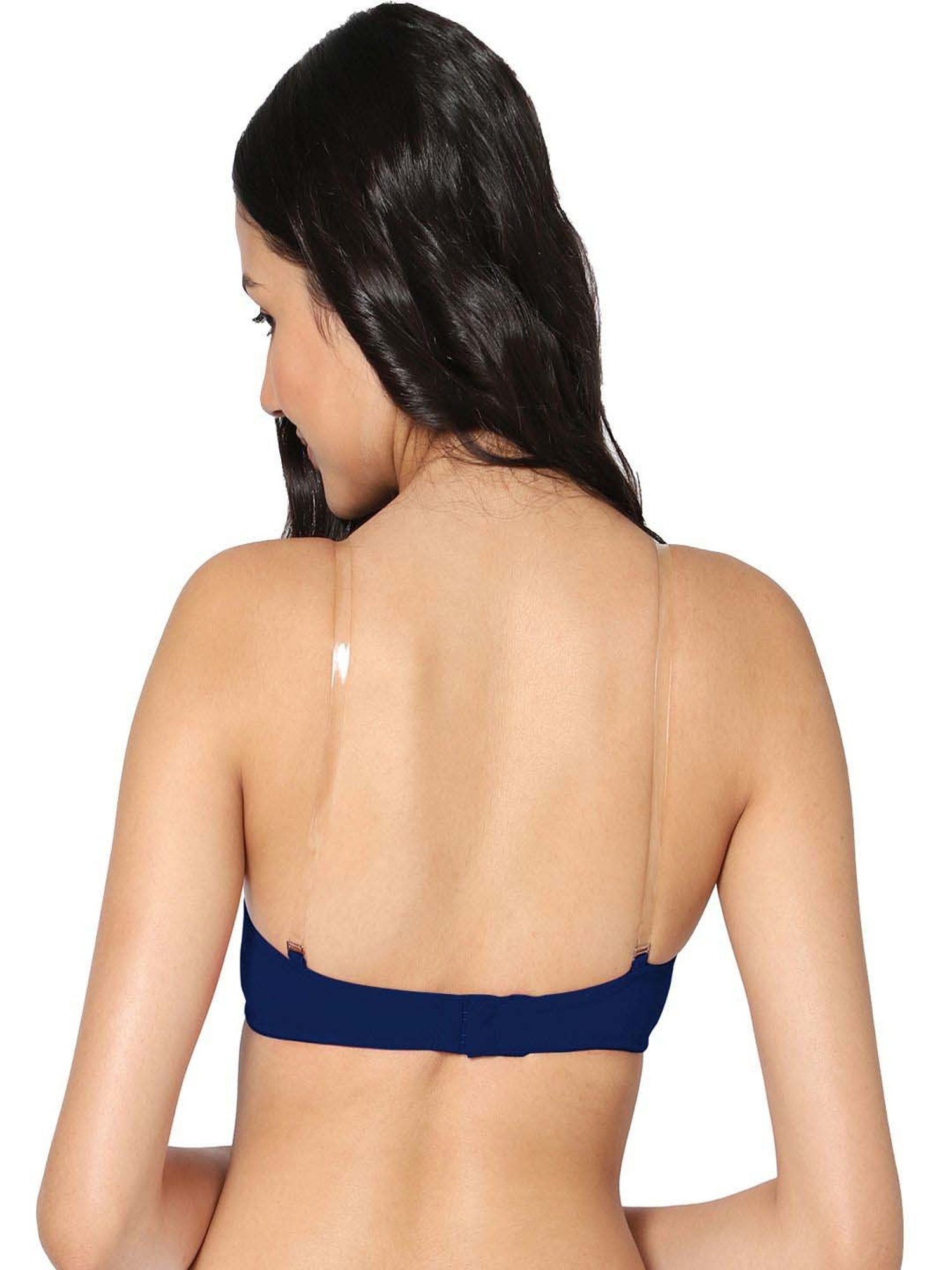 IN CARE Purple & Blue Cotton T-Shirt Bras - Pack Of 2