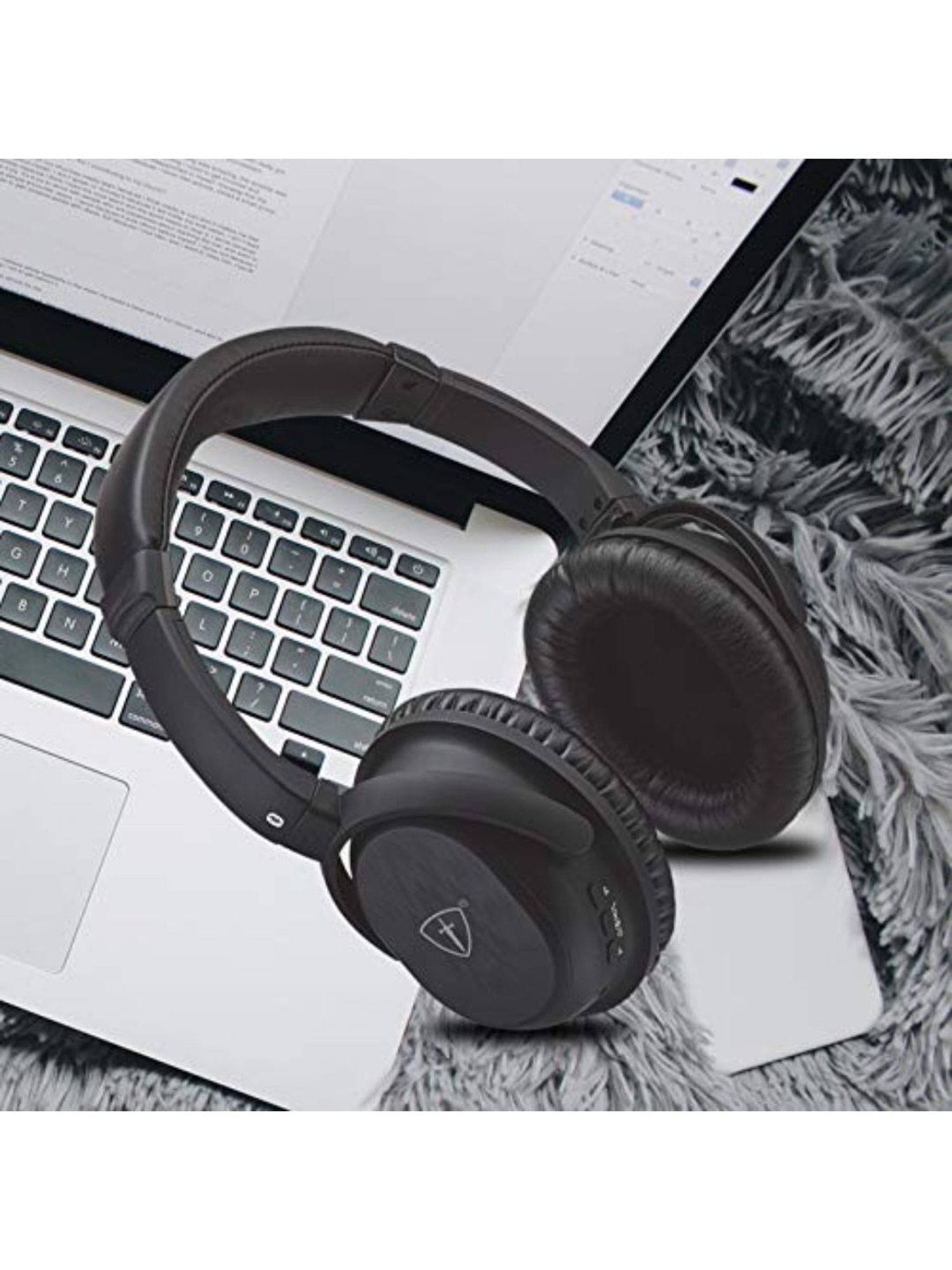 Major IV On Ear Wireless Bluetooth Headphone with Microphone (Black, True Wireless)