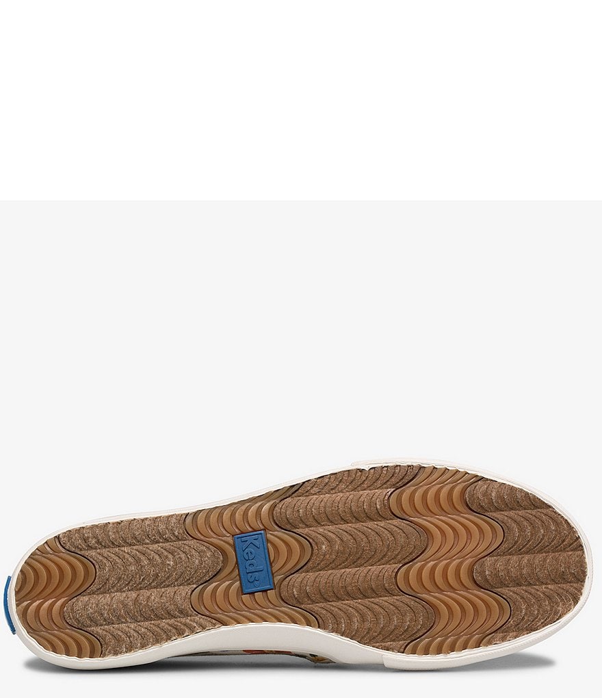 Keds x Rifle Paper Co. Double Decker Strawberry Fields Floral Printed Slip-On Sneakers