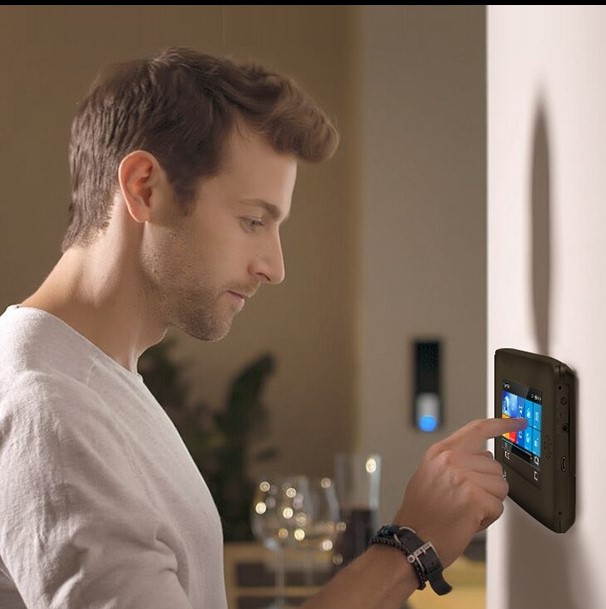 Axiom WiFi Smart Home and Business Alexa Compatible Security System with DIY Kit, Burglar Alarm with Full Touch Screen,Auto Dial and APP Remote Control,White (no Monitoring Contract)