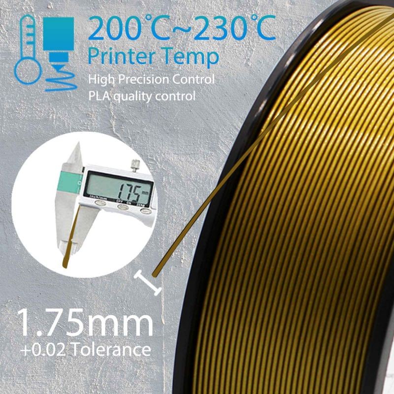 XTZL3D| PLA Material Printing Filament for 3D Printer, 1.75mm,1kg,Bronze