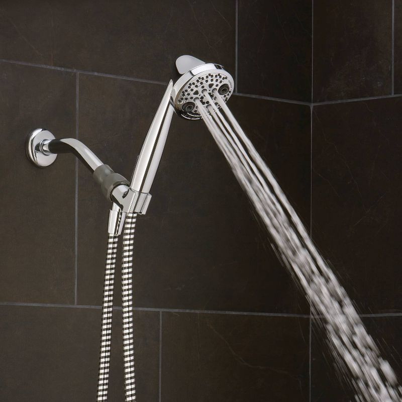 4' Shower Head and Cord Set Silver - Home Details