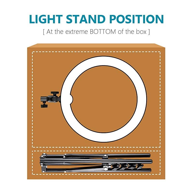 18inch SMD LED Ring Light Dimmable Lighting Kit with 787inch Light Stand Filter and Hot Shoe Adapter for Camera Photo Studio LED Lighting Portrait YouTube Video Shooting No Carrying Bag