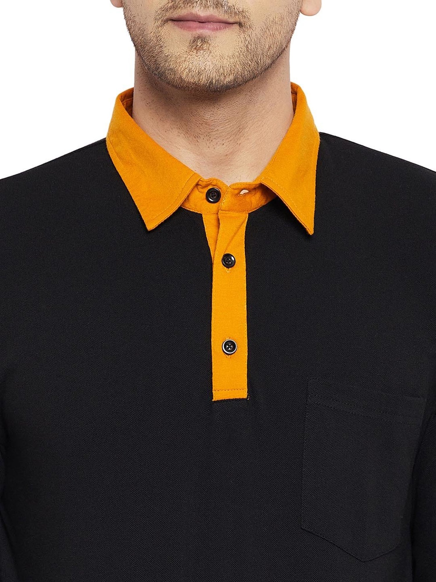 Hypernation Black Polo T-Shirt
