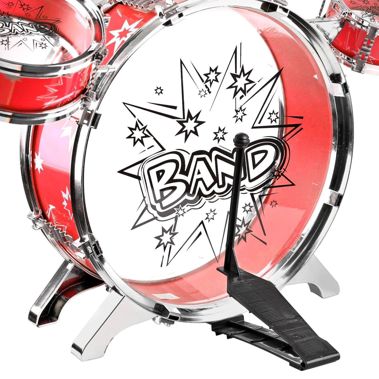 Urban Kit Kids Musical Drum Instrument Set Red UK-PS75A-RED