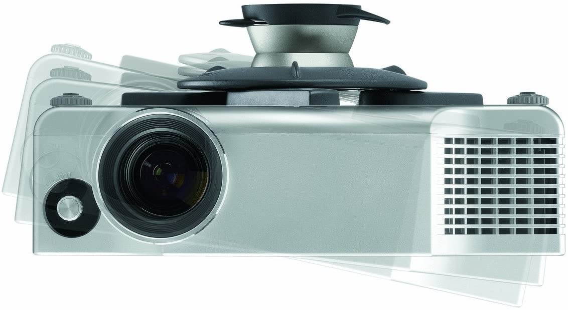 Vogel's Projector Ceiling Mount, Universal Swivel and Tilt - EPC 6545 Bracket for projectors max 22 lbs | Black/Silver