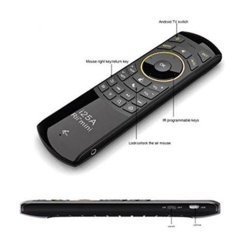 Rii i25A 2.4G Mini Wireless Fly Air Mouse Keyboard with earphone jack for PC, HTPC, IPTV, Android Smart TV Box