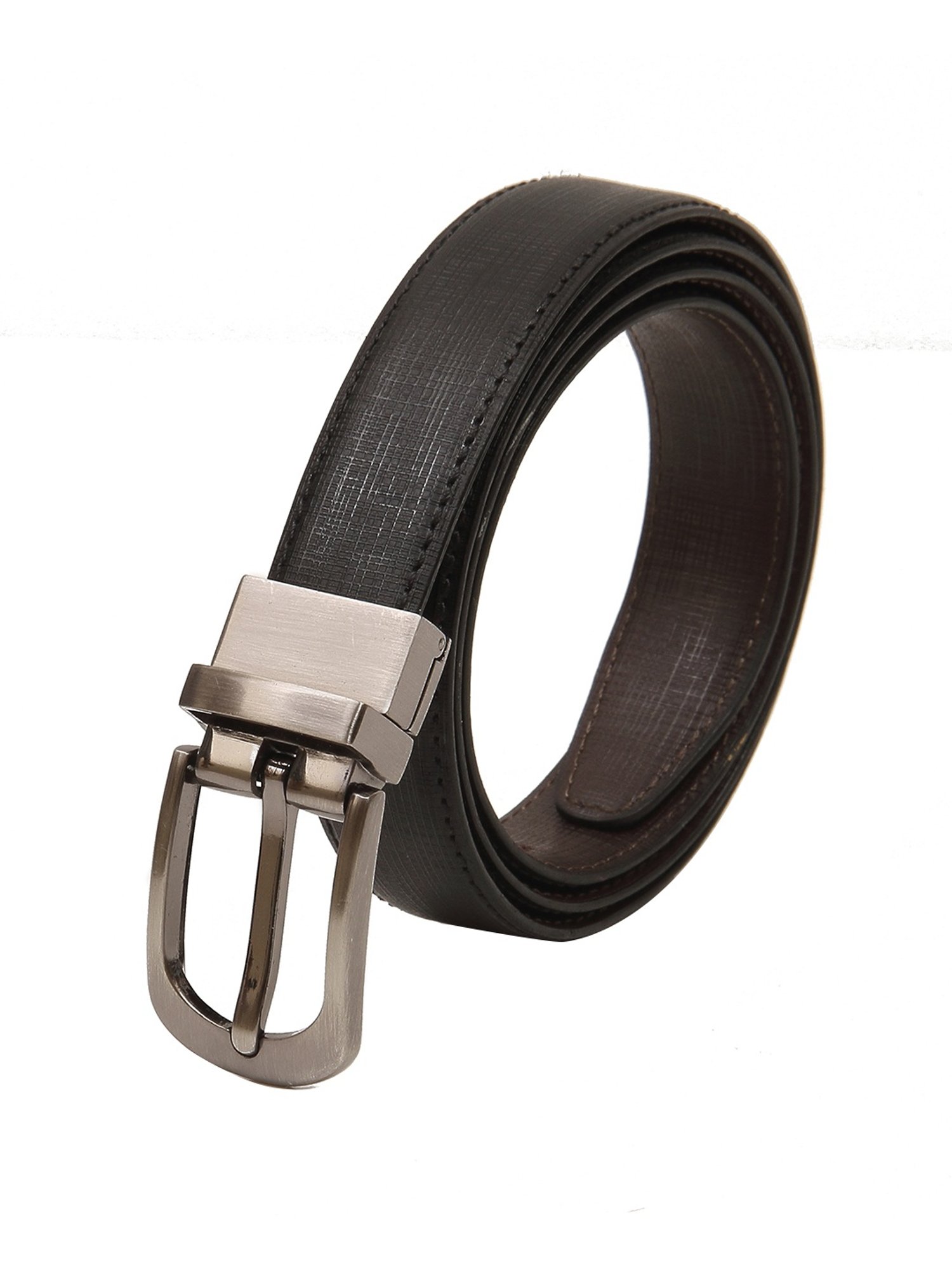 Calvadoss Black & Brown Reversible Belt for Women