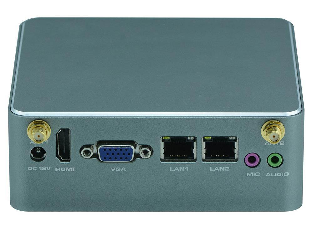 Desktop Computer Fanless Mini PC NANO PC Windows 10 OEM/ Linux With Intel Celeron N2805 Partaker N3 1 LAN 8G RAM 240G SSD